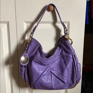 Purple B. Makowsky handbag